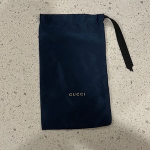 Gucci navy dustbag dust bag
